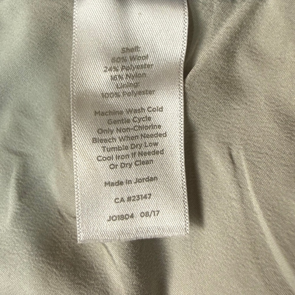 Talbots RSVP Dress Pants Womens 4P Gray Wool Blend Sequin Holiday Party NWT - Picture 4 of 14